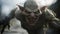 Gloomy Troll: Scary Goblin Running In Ultra Realistic Style