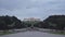 Gloriette colonnade in the Schoenbrunn garden in the evening Vienna, Austria September 2019