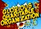 Glorious Charitable Organization - Comic book, cartoon words.