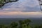 Glorious sunset over Arnhem Land from the Mirray Lookout, Kakadu Park, Australia