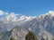 Glory of majestic Himalayan mountains in India