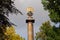 Glory monument in historical city center of Yaroslavl (Russia).