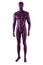 Gloss pink color mannequin male isolated