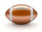 Glossy american football ball