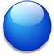 Glossy blue web icon