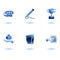 Glossy Business and Office Icon Set