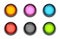 Glossy button icons