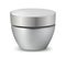 Glossy cosmetic container.