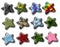 Glossy decorative stars