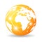 Glossy earth icon