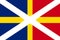 Glossy glass Alternate Flag of Newfoundland and Labrador