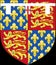 Glossy glass Arms of Richard of Bordeaux, Prince of Wales later Richard II