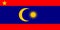 Glossy glass flag of Barisan Revolusi Nasional Melayu Patani Thailand