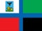 Glossy glass Flag of Belgorod Oblast