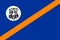Glossy glass flag of Bophuthatswana independent 1977â€“1994; recognized by South Africa