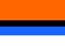 Glossy glass flag of Chagossians