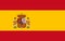 Glossy glass flag of City of Spain