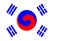 Glossy glass Flag of Joseon 1893