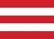 Glossy glass Flag of the Kingdom of Bora Bora independent until 1895