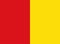 Glossy glass flag of Liege Belgium