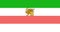 Glossy glass flag of Persian Empire is any of a series of imperial dynasties centered in Persia Iran