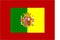 Glossy glass Flag of Union Iberica