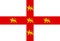 Glossy glass Flag of York, England