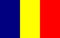 Glossy glass national flag of Republic of Chad