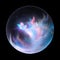 Glossy magical nebula ball fractal