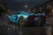 A glossy reality lamborghini aventador supercar render image generative by AI