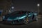 A glossy reality lamborghini aventador supercar render image generative by AI