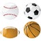 Glossy sports balls