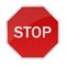 Glossy Stop Sign