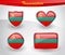 Glossy Transnistria flag icon set