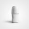 Glossy white jar mockup, roll-on antiperspirant deodorant, for design presentation, advertising