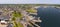 Gloucester Harbor Aerial View, Cape Ann, MA, USA