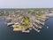 Gloucester Harbor Aerial View, Cape Ann, MA, USA