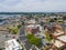 Gloucester Harbor aerial view in Massachusetts, USA