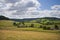 Gloucestershire countryside beneath the Cotswold escarpment near Dursley, UK