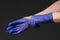 Glove medical sterile surgeon nurse. hand rubber