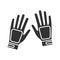 Gloves glyph icon