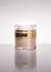 Glow bright golden facial or body skin treatment cream or lotion packgage