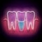 Glow Dentition with Implanted Tooth