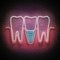 Glow Dentition with Implanted Tooth