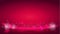 Glow light wave or light aura on red bokeh background. Abstract decorative elements for design uses. Bright radial