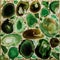 Glow Precious Stone Mineral Underground Treasure Rock Pattern Cross Section Jade Gem Energy Green Jewelry Nature Geology Wonder