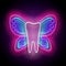 Glow Tooth with Butterfly Wings, Tooth Fairy Concept