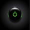 Glowin green power button