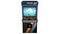 Glowing Arcade Machine with generic jump and run game background on white - Loop