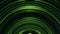 Glowing, arcuate, green lines lines shimmering endlessly. Seamless, loopable animation of abstract rainbow light stripes